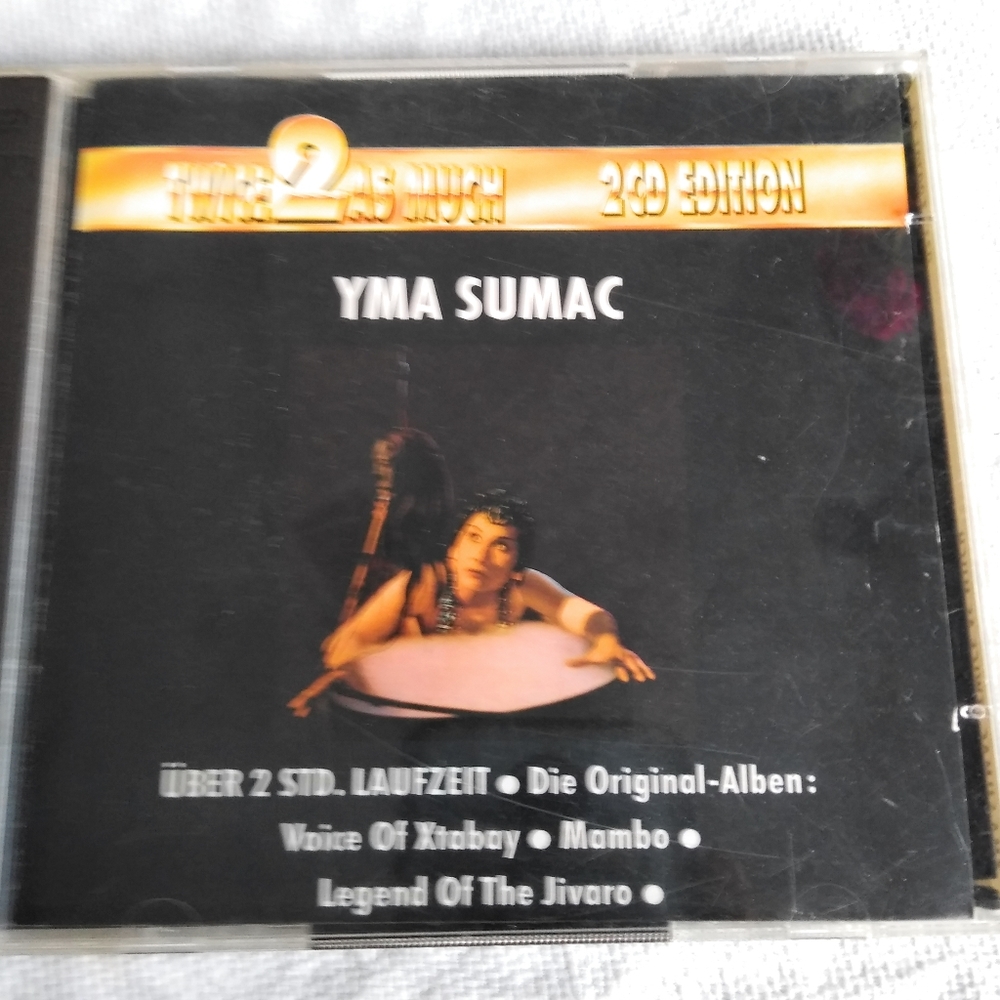 YMA SUMAC Twice as Much 2 CD Set, EMI Germany 1992
